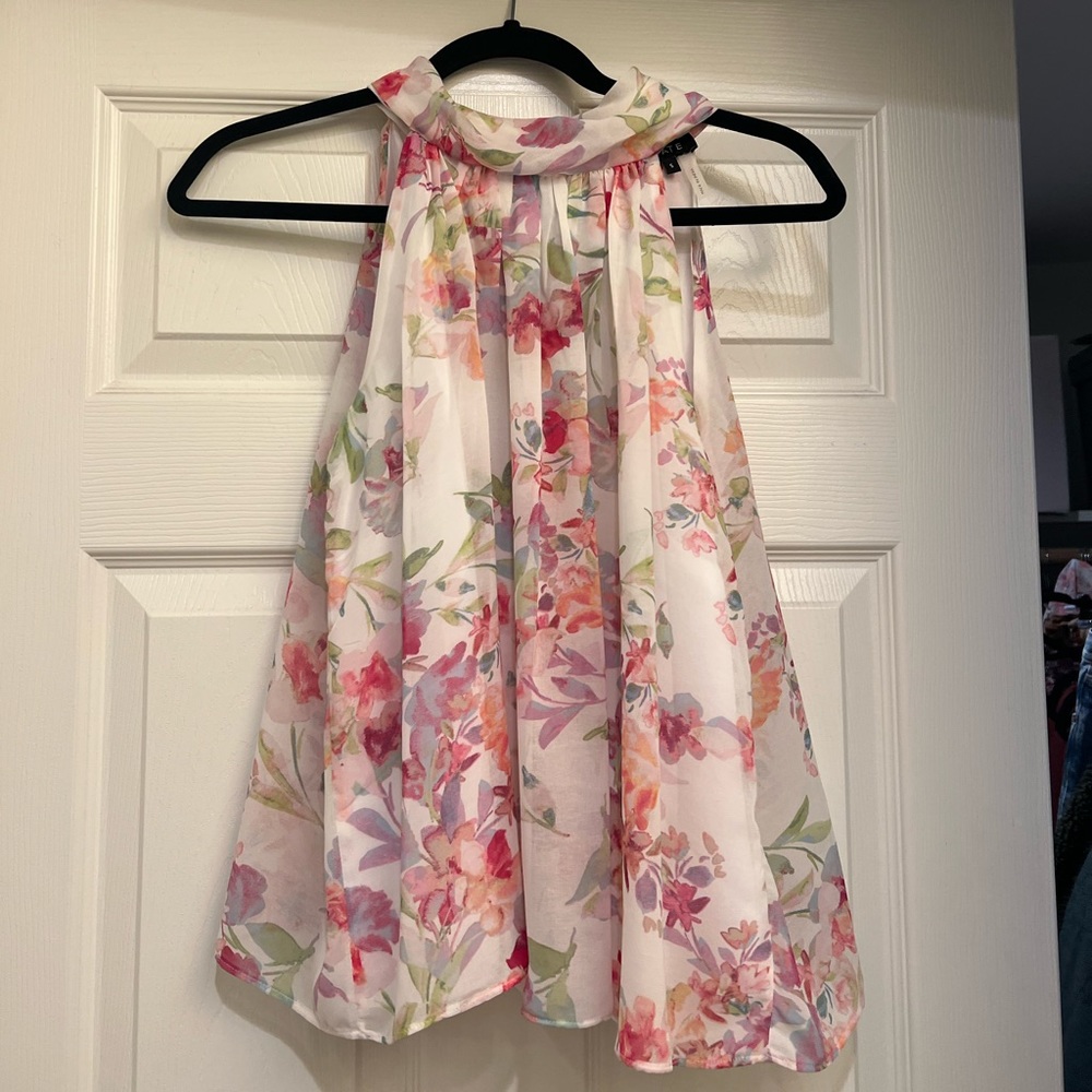 1. State Tie back halter top. Size small.